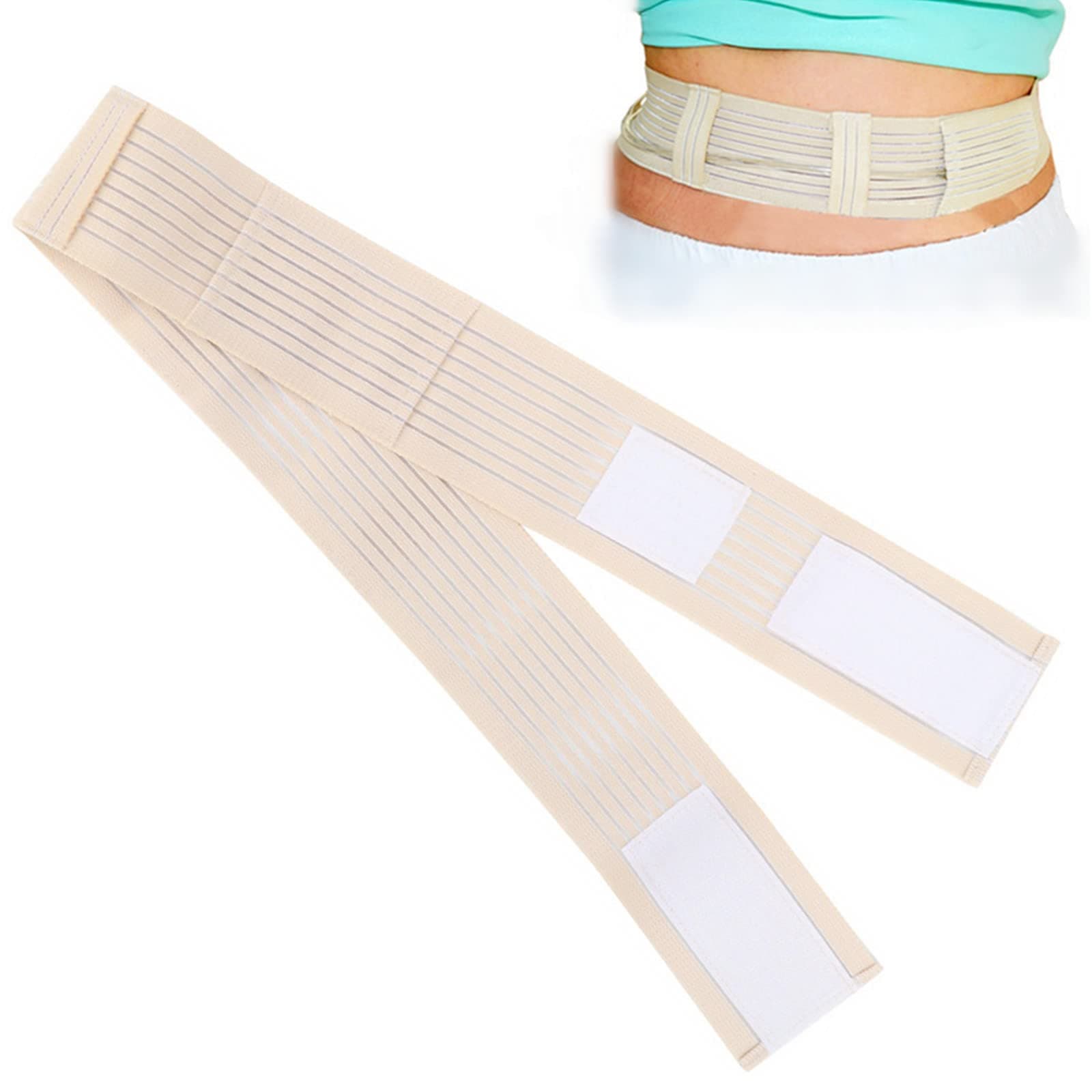 PD Belt, Peritoneal Dialysis Belt, Breathable PD Catheter Belt, Adjustable Abdominal Support, Comfortable G Tube Holder for Peg G Feeding Tube Men and Women, Abdominal Holder Fixation Accessories(M)