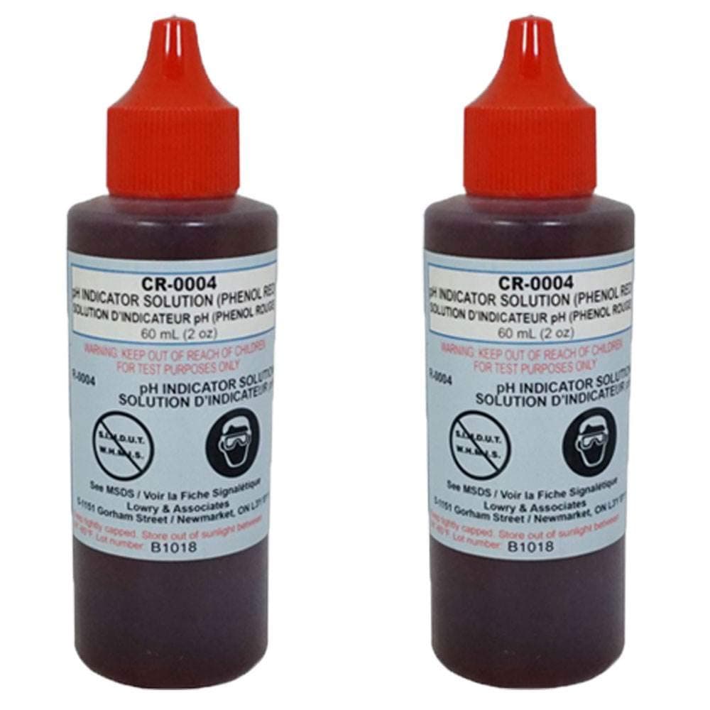 TaylorSwimming Pool Test Kit Reagent 4 2 Oz pH Indicator Phenol Red (2 Pack)