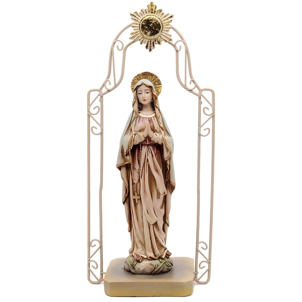 Comfy Hour 11" Religious Praying Virgin Mary Statue, The Blessed Mother of The Immaculate Comception Home Madonna Figurine