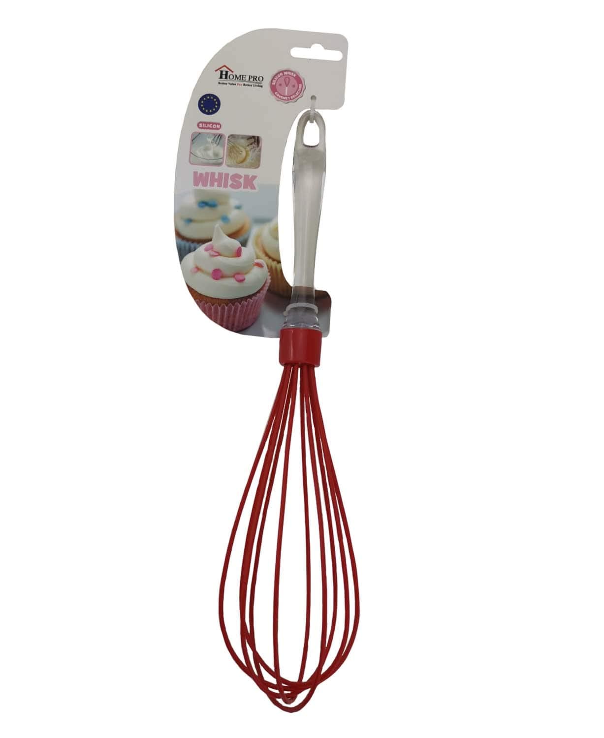 HOMEPRO Better Value for Better LivingHome Pro Silicon Whisk, Red, 2889