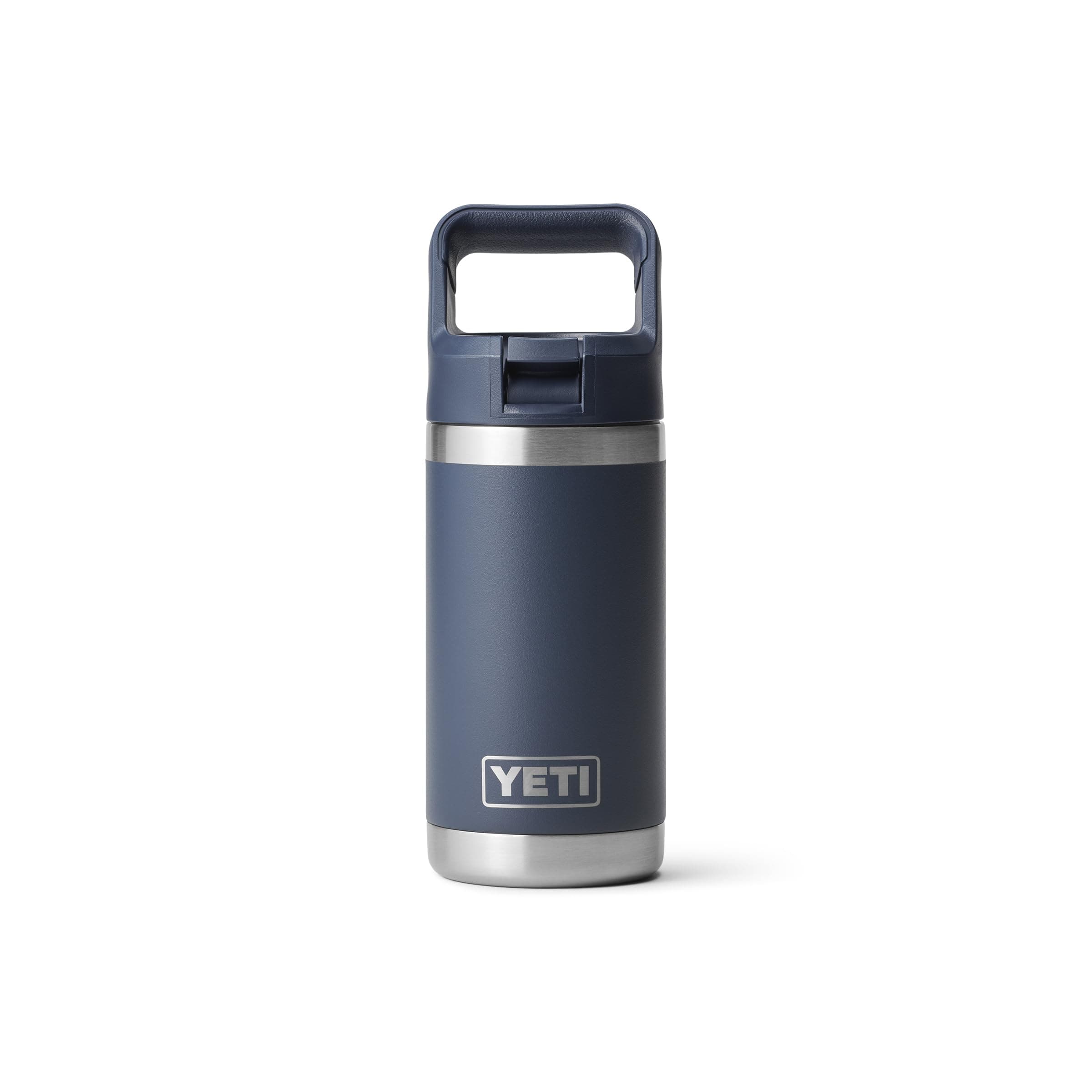 YETI Rambler Junior 12oz Kids Bottle with Straw Cap, Navy
