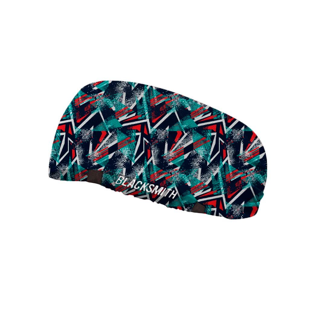 Blacksmith Advanced Headband for Men and Women with Silicone Grip - Yoga, Sport, Gym, Fitness and Running (BLSM-SPORTSBAND-Printed-Anchor)