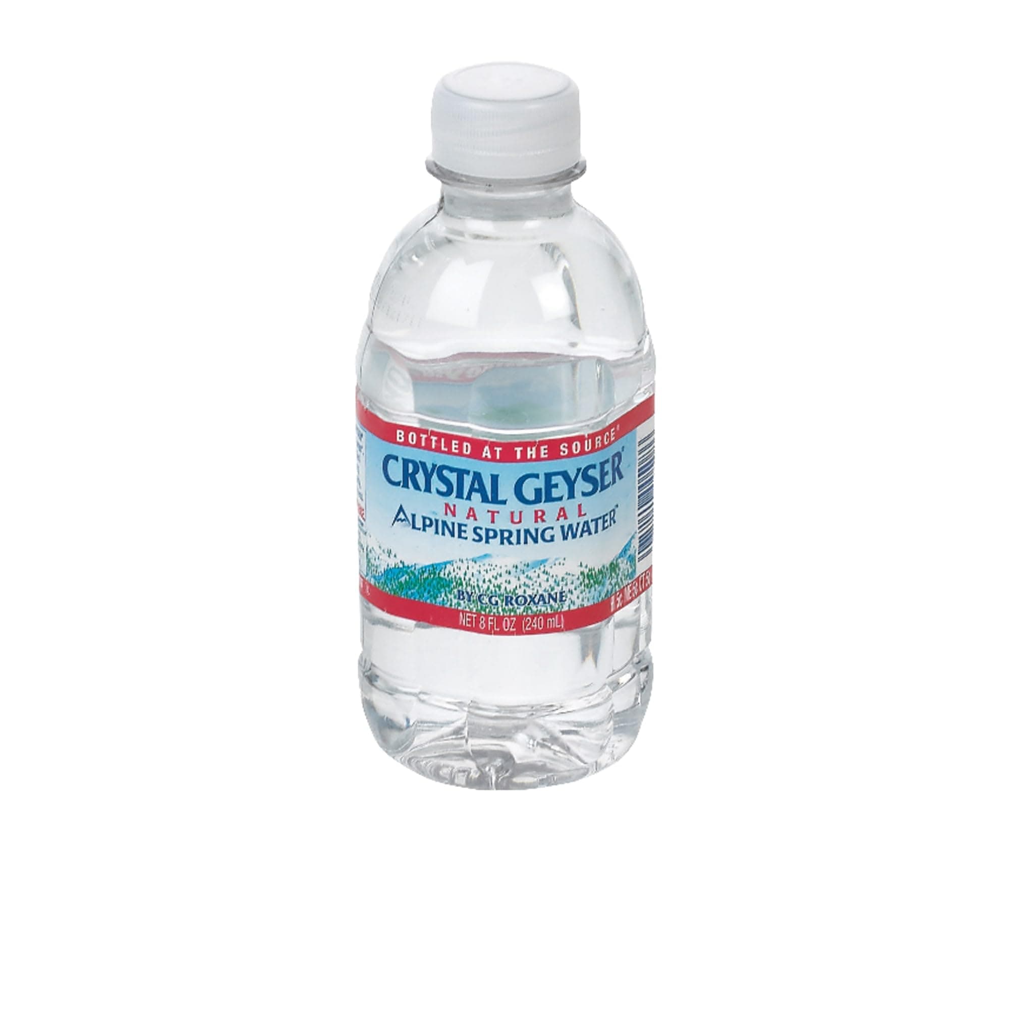 Crystal Geyser Natural Alpine Spring Water, 8oz, 28/ct
