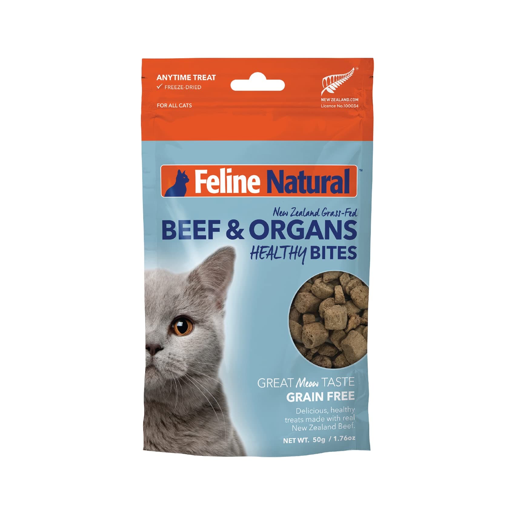 Freeze Dried Beef Bites Treats 50g