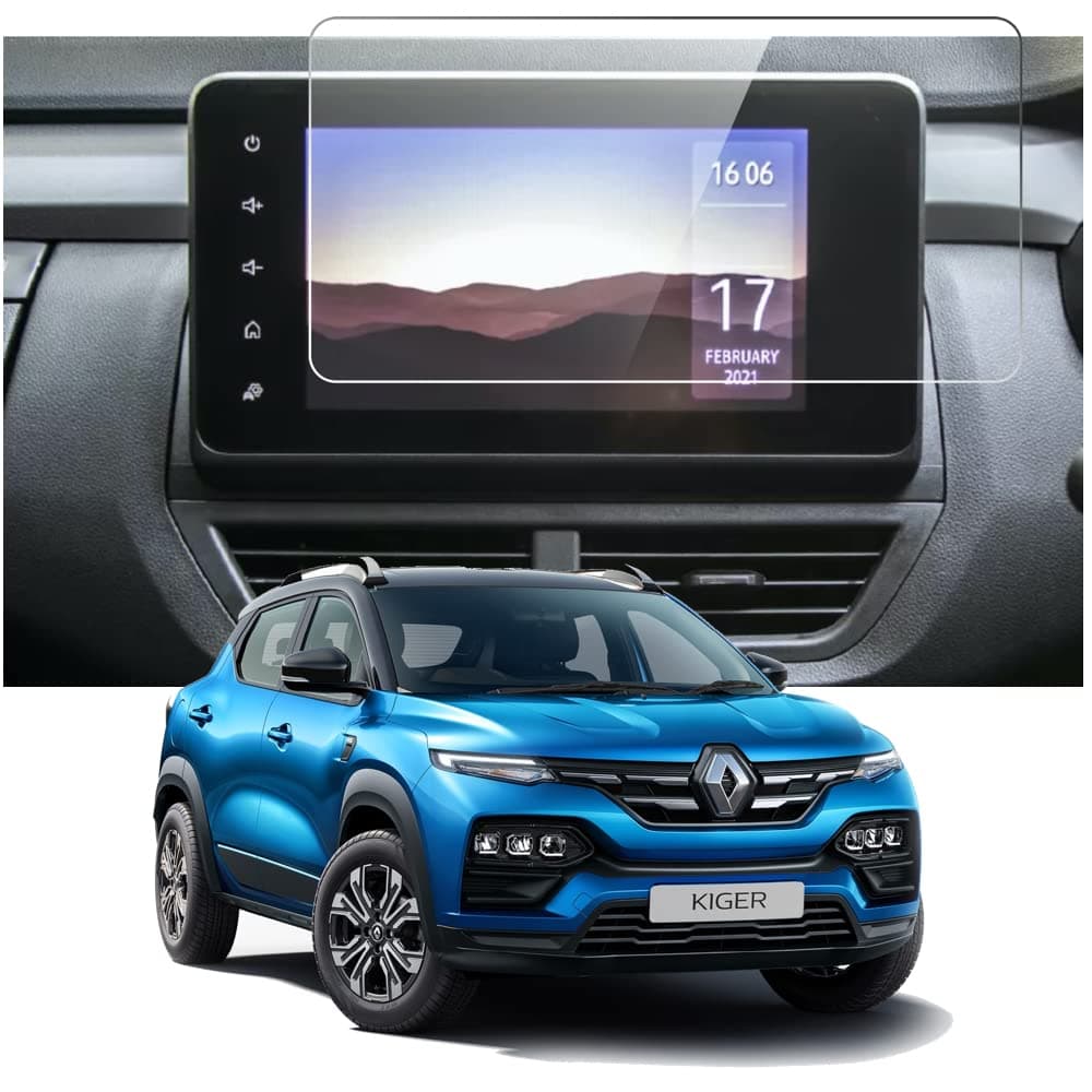 Gear Guard Screen Protector For RENAULT KIGER Car 8"inch Infotainment System Protection Film (Company Fitted) - Clear