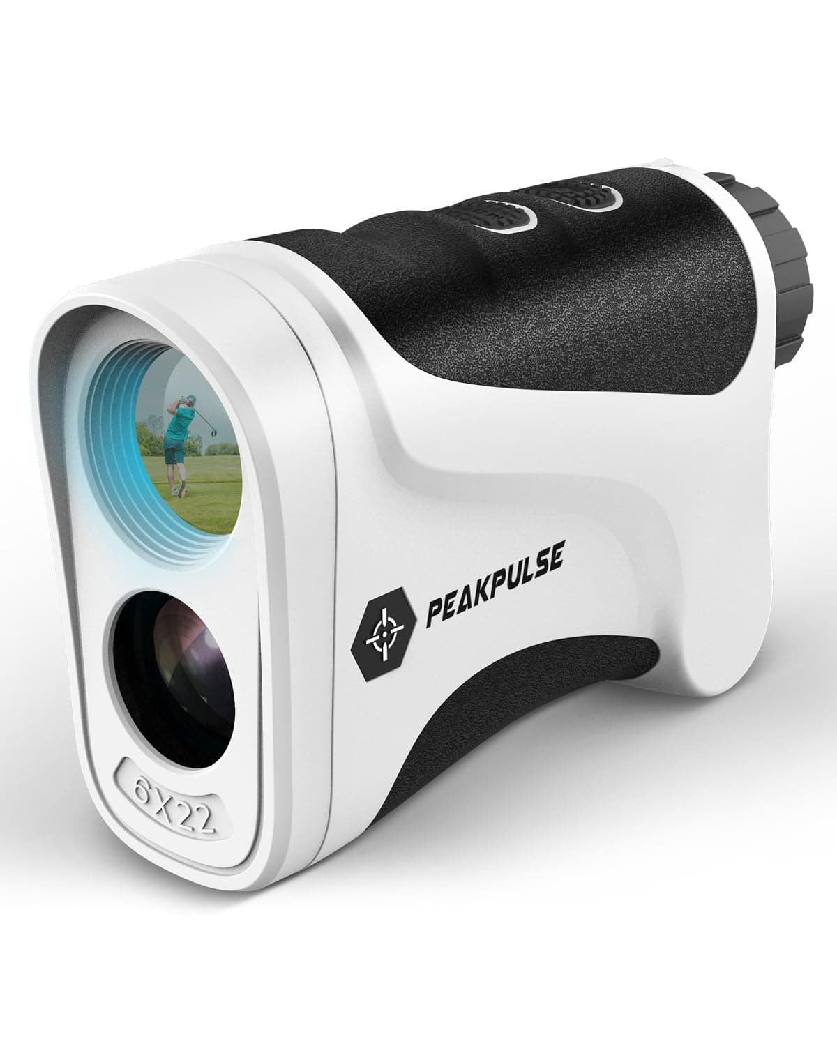 Golf Rangefinder 650 1400 1700 Yards Range Finder Golfing Laser Distance Measurement 6X Magnification Flag Pole Locking Vibration Fast Focus System Tournament Legal
