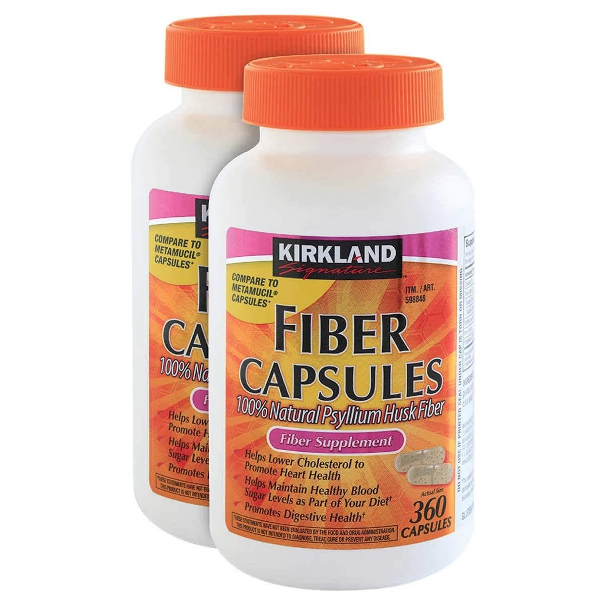 Signature Psyllium Fiber, 720 Capsules