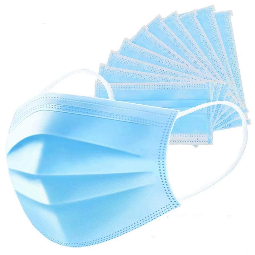 30 PCS Filter 3-ply Personal protection dust-proof Anti Spittle No Eye Mask for Earloop