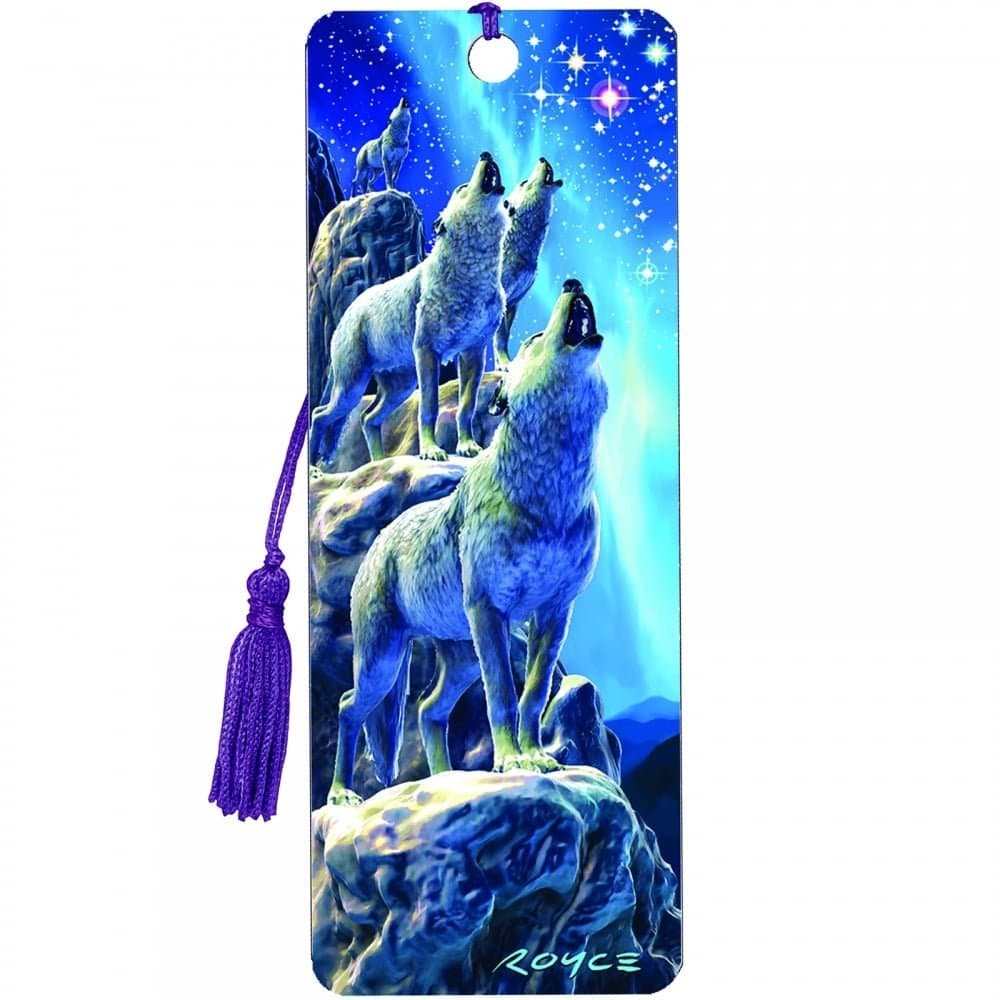Artgame 3D Royce Wolf Bookmark- by (Northern Choir)