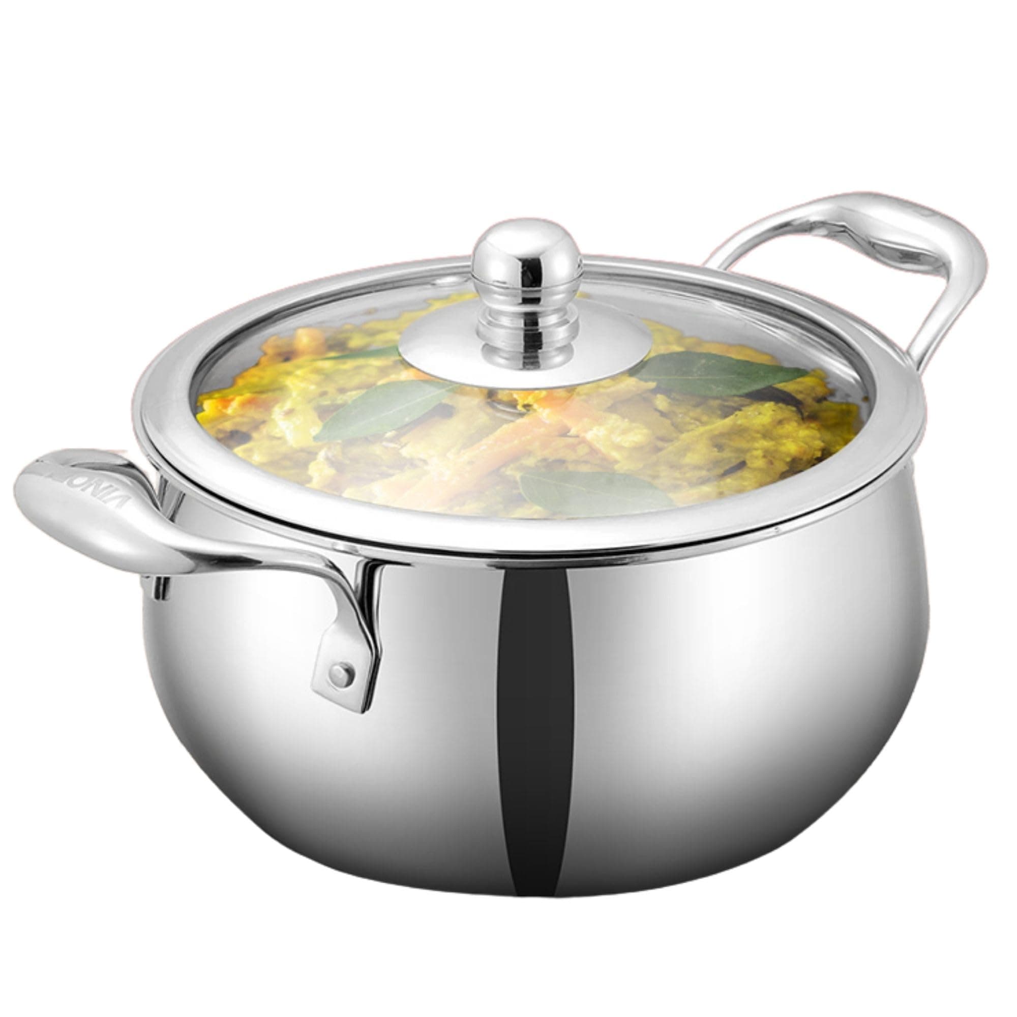 Platinum Medium Belly Saucepot 20 cm Capacity - 3.7 L