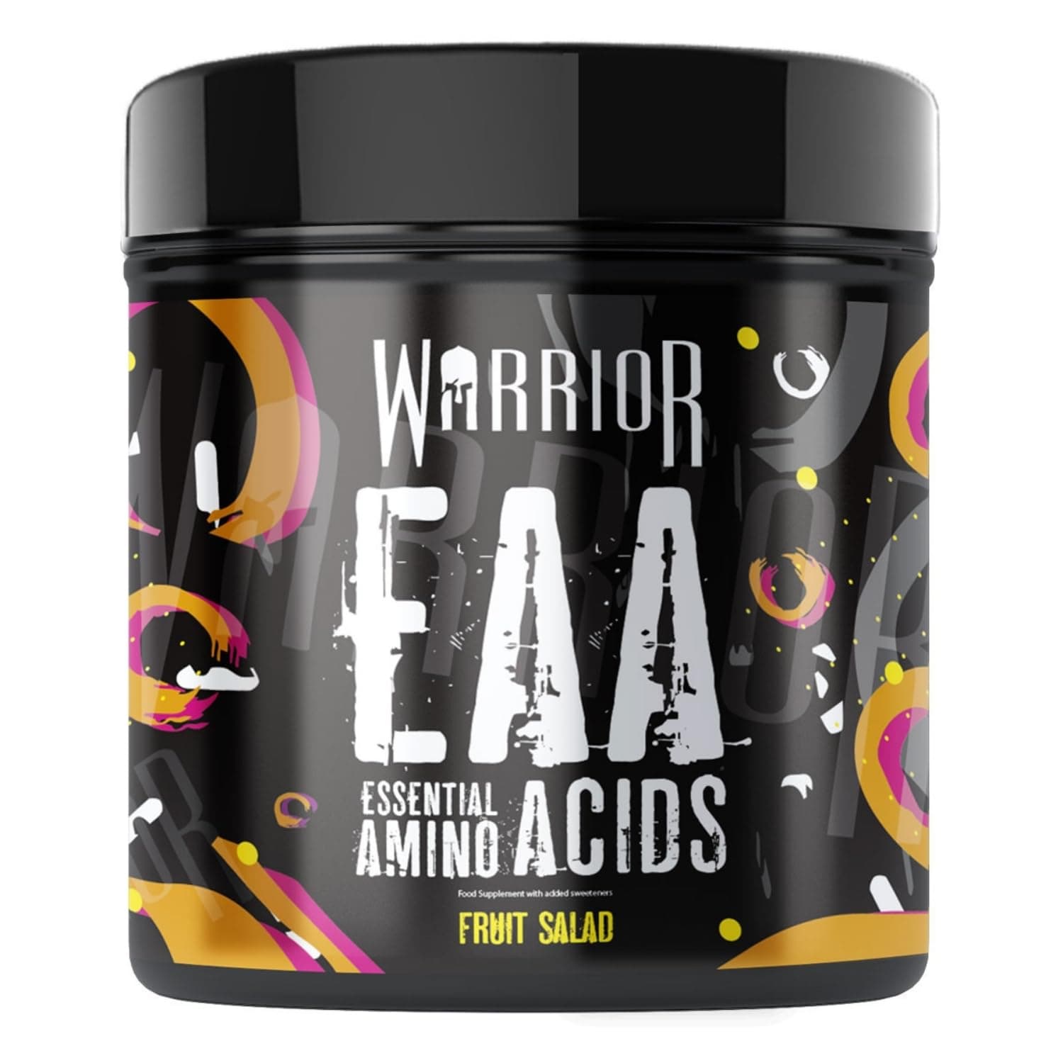 Warrior EAA Amino Acids Powder, 360g – Essential Amino Acid Supplements for Intra Workout & During Exercise, Muscle Post-Training Recovery Drink, EAAs Hydration Support, 30 Servings, Fruit Salad