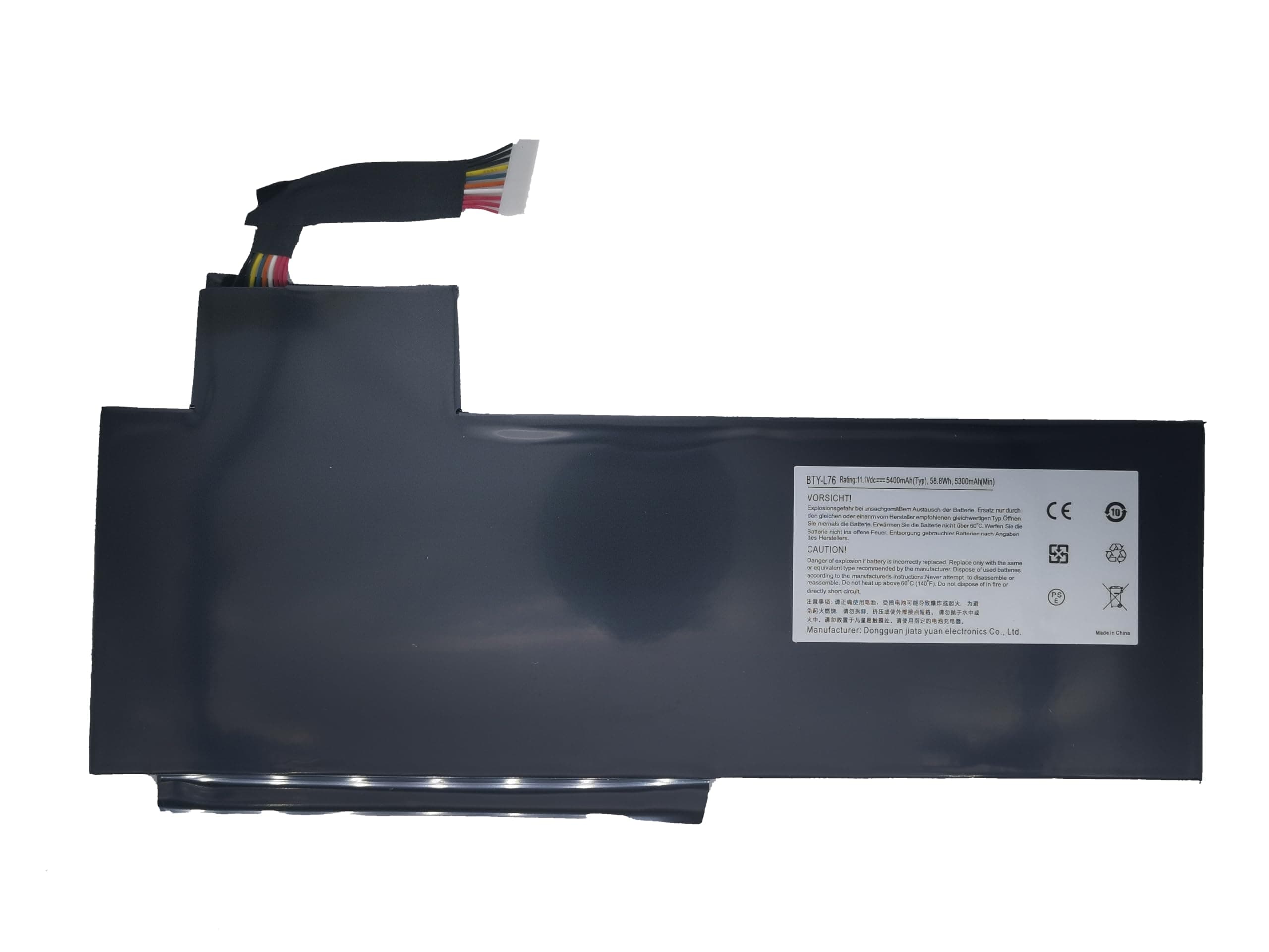 New BTY-L76 Replacement Laptop Battery Compatible with MSI 2PE-025CN 2QE-083CN GS70 2PE-026CN, GS70 2QE-084CN, GS70 2QD-487CN, GS70 2PC-633XCN, 2QE-083CN GS70 Series (11.1V 58.8Wh)