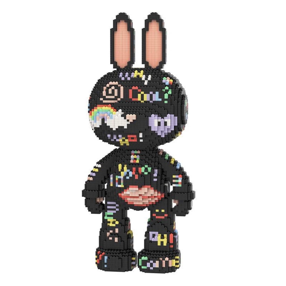 Animal Graffiti Rabbit Micro Building Blocks Set(8000PCS 55cm High Series) Gift for Adults and Kids