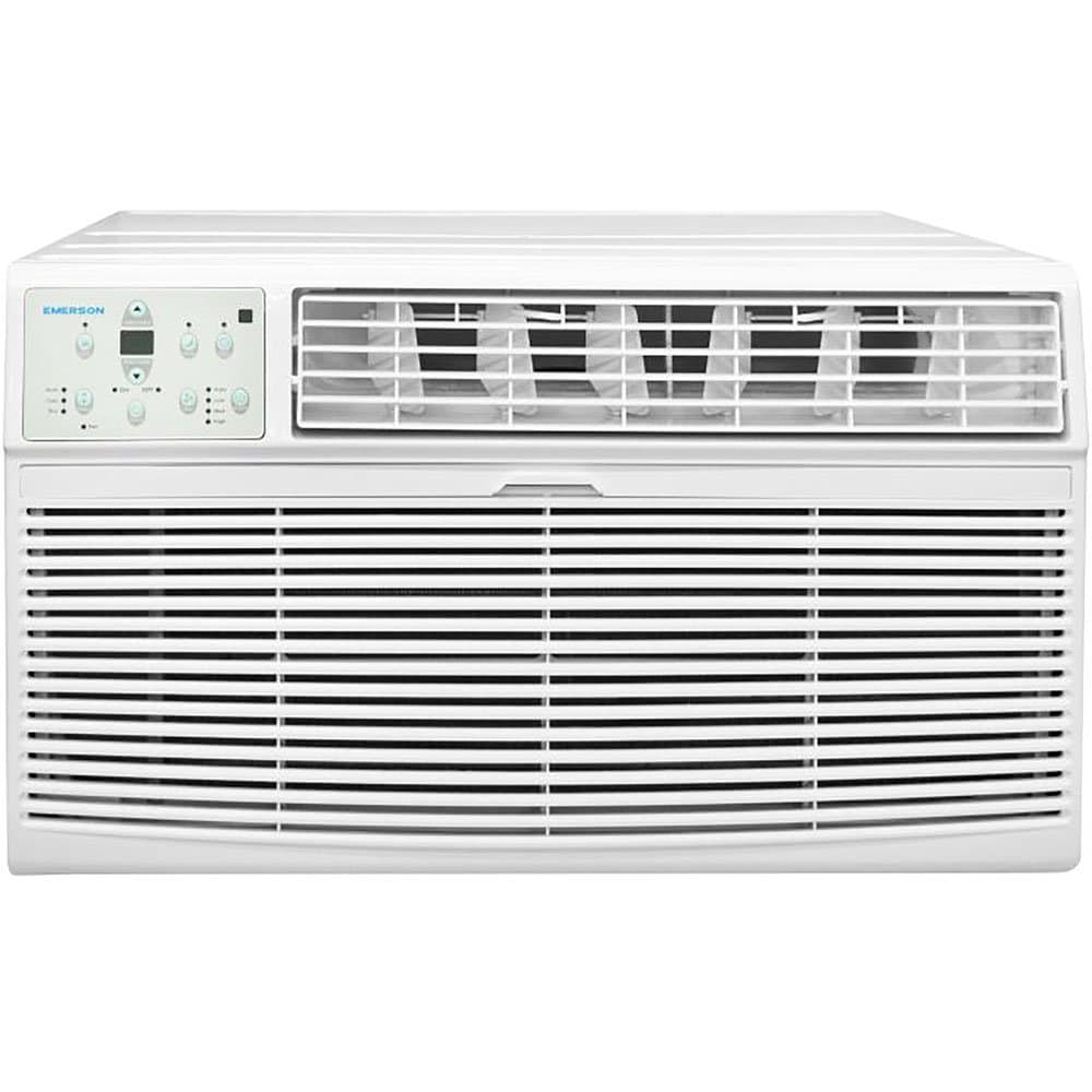 Emerson Quiet Kool 115V 8,000 BTU Air Conditioner with Remote Control-Quiet Wall Mounted A/C, EATC08RE1, 8K, White