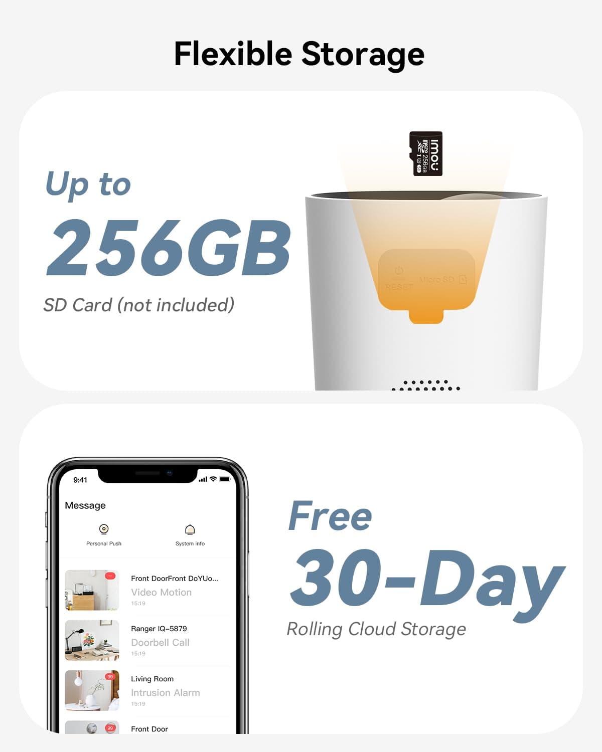 Imou 2K Security Camera Outdoor Wireless, Rechargeable Battery Wireless CCTV Indoor, Long Battery Life, Color Night Vision, Human/Motion Detection, Siren Spotlight, IP66, Work with Alexa