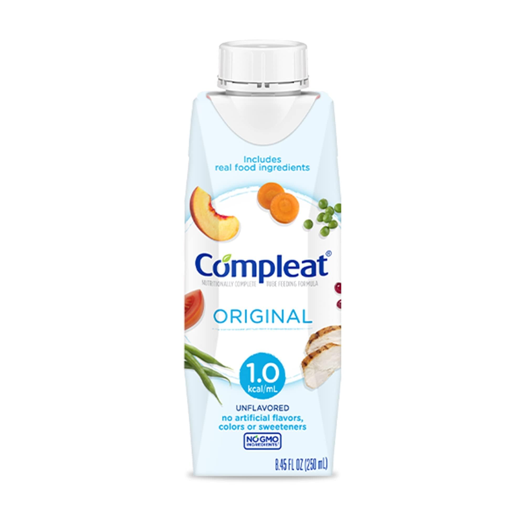 Compleat Unflavored Tetra Prisma 250mL, 24Count