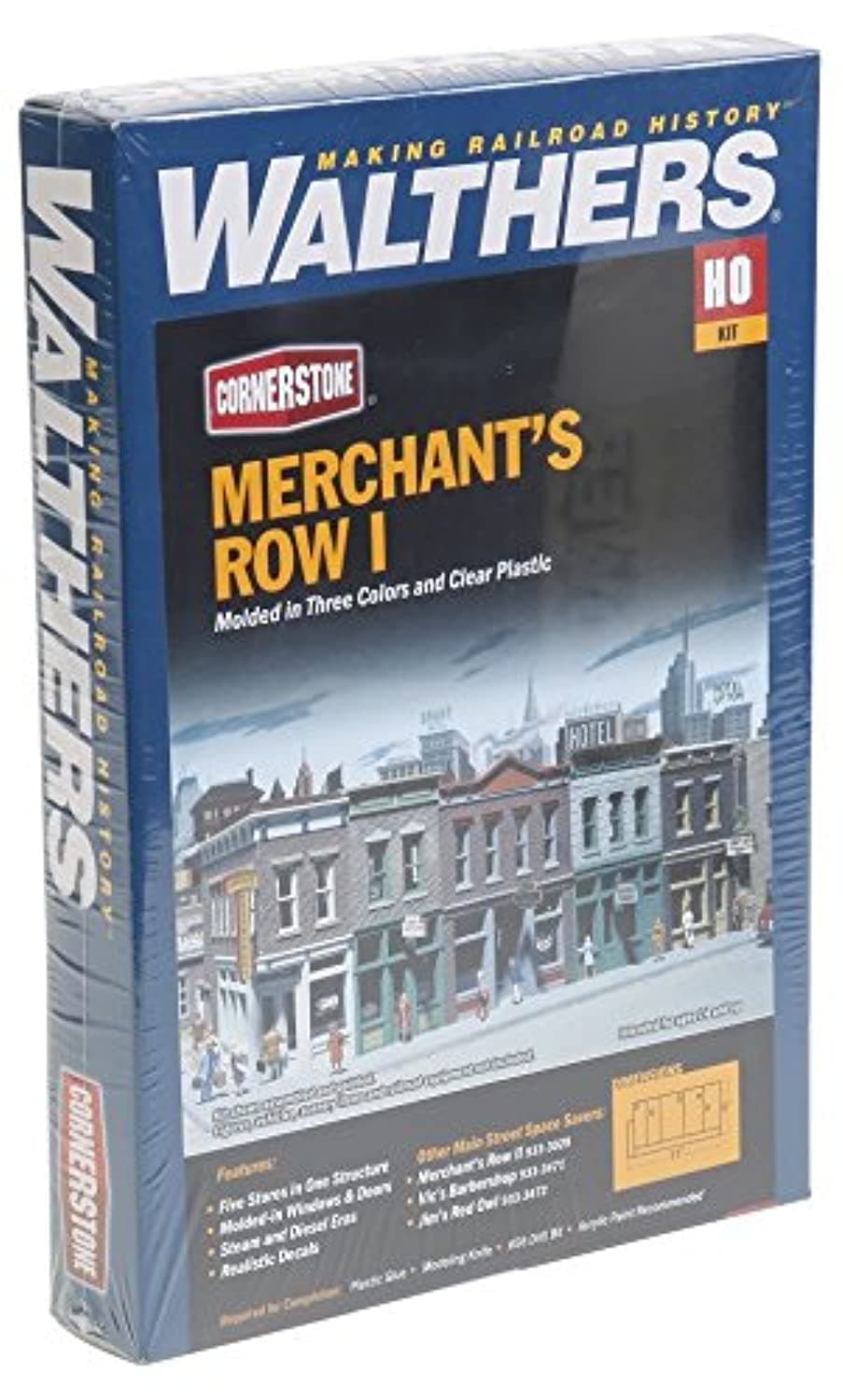 Cornerstone Walthers Series Kit HO Scale Merchant's Row I