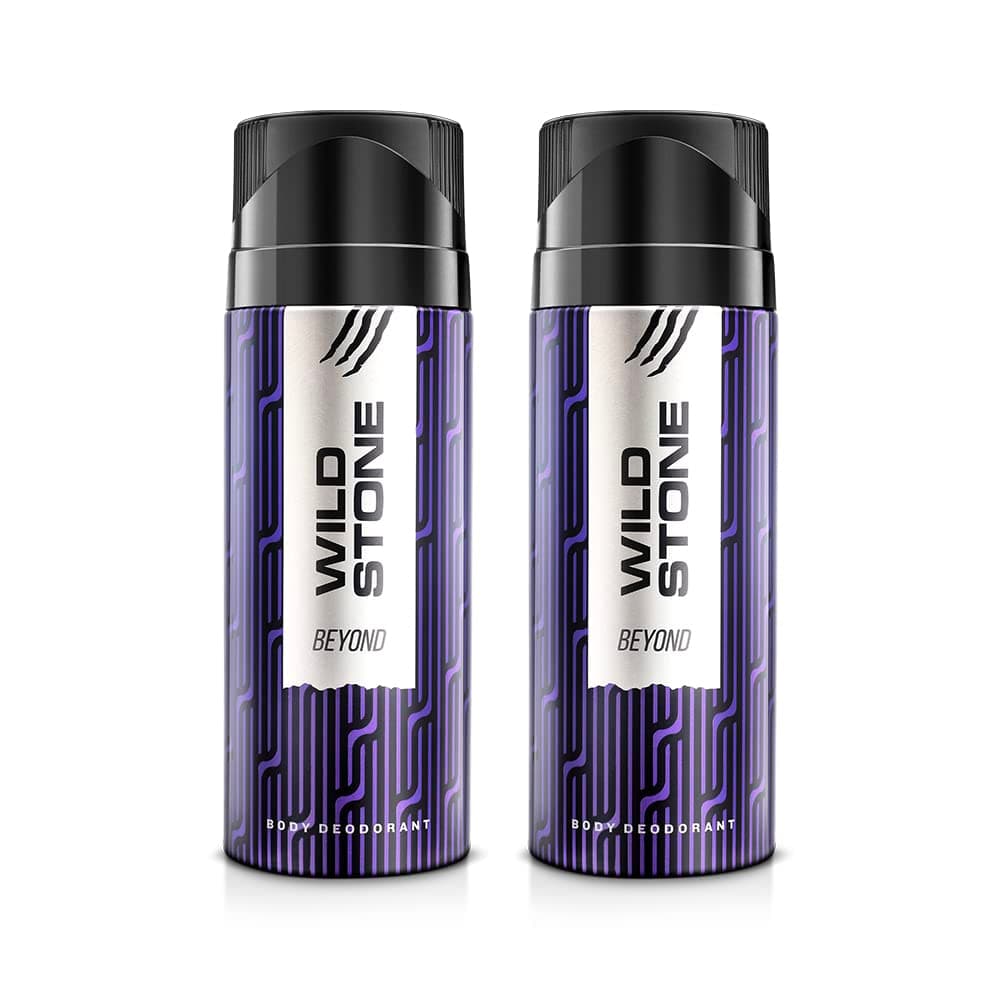 Beyond Long Lasting Deodorants Spray For Men, Pack Of 2 (150Ml Each)