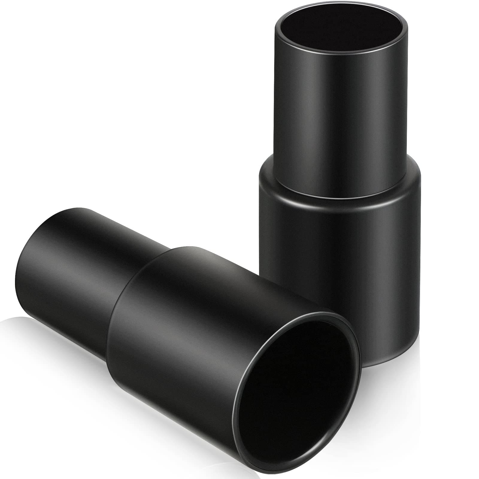 Honoson 2 Pieces Cleaner Adapter 35mm (1-3/8 Inch) to 32 mm (1-1/4 Inch) for Inner Diameter 32 Brush Fit to Outer Diameter 35 Tube Plastic Vacuum Hose Adapter