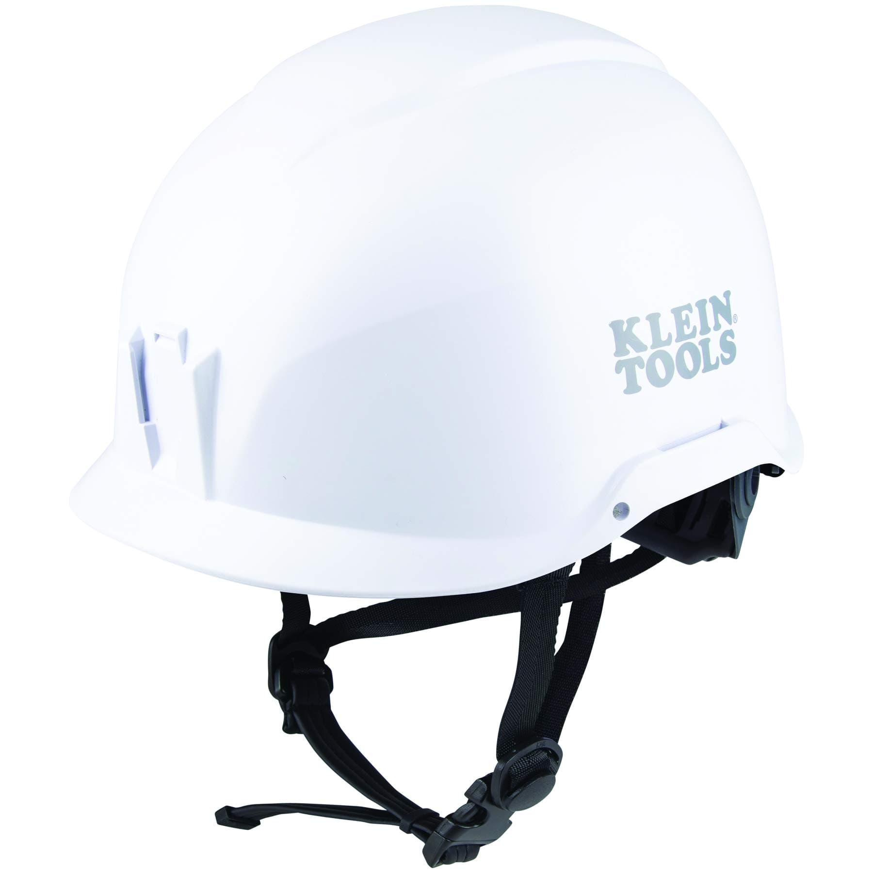 Klein Tools 60145 Safety Helmet, Non-Vented, Chin Strap, Tested to Tough Indu...