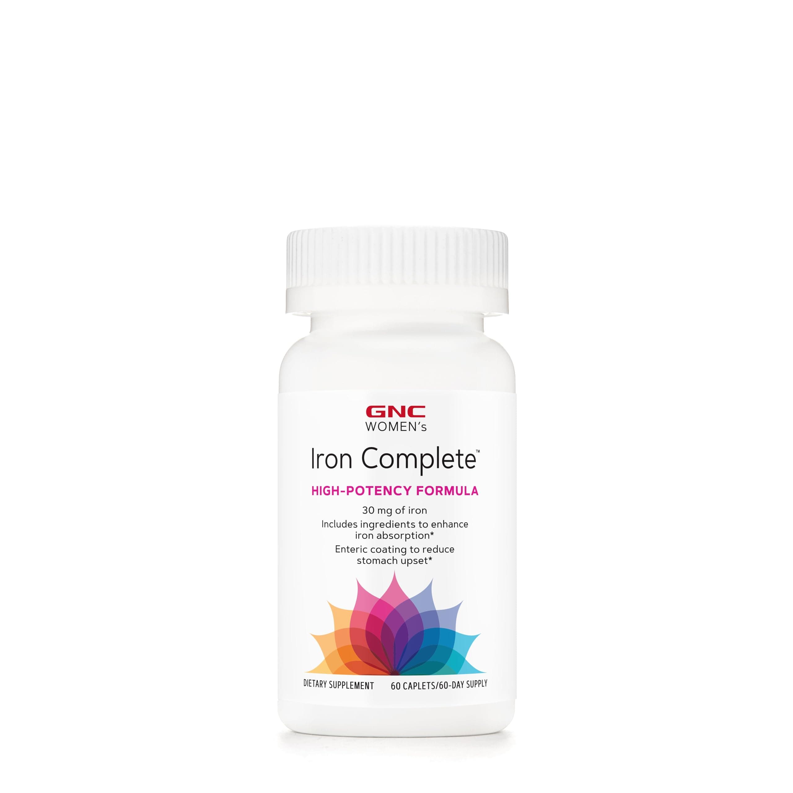 Women's Iron Complete Multivitamin, Enhances Ability to Absorb Iron, 60 Caplets