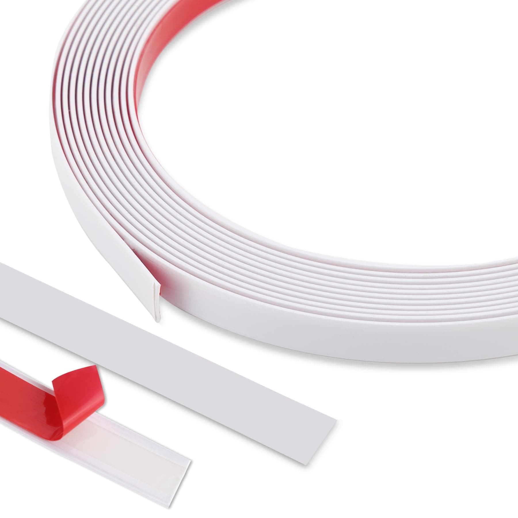 Flexible Molding & Wall Trim | Peel and Stick Design | Ceiling, Floor, Mirror, Corner, Wardrobe, Cabinet and Auto Trim, 16.4 ft x 0.26 inch