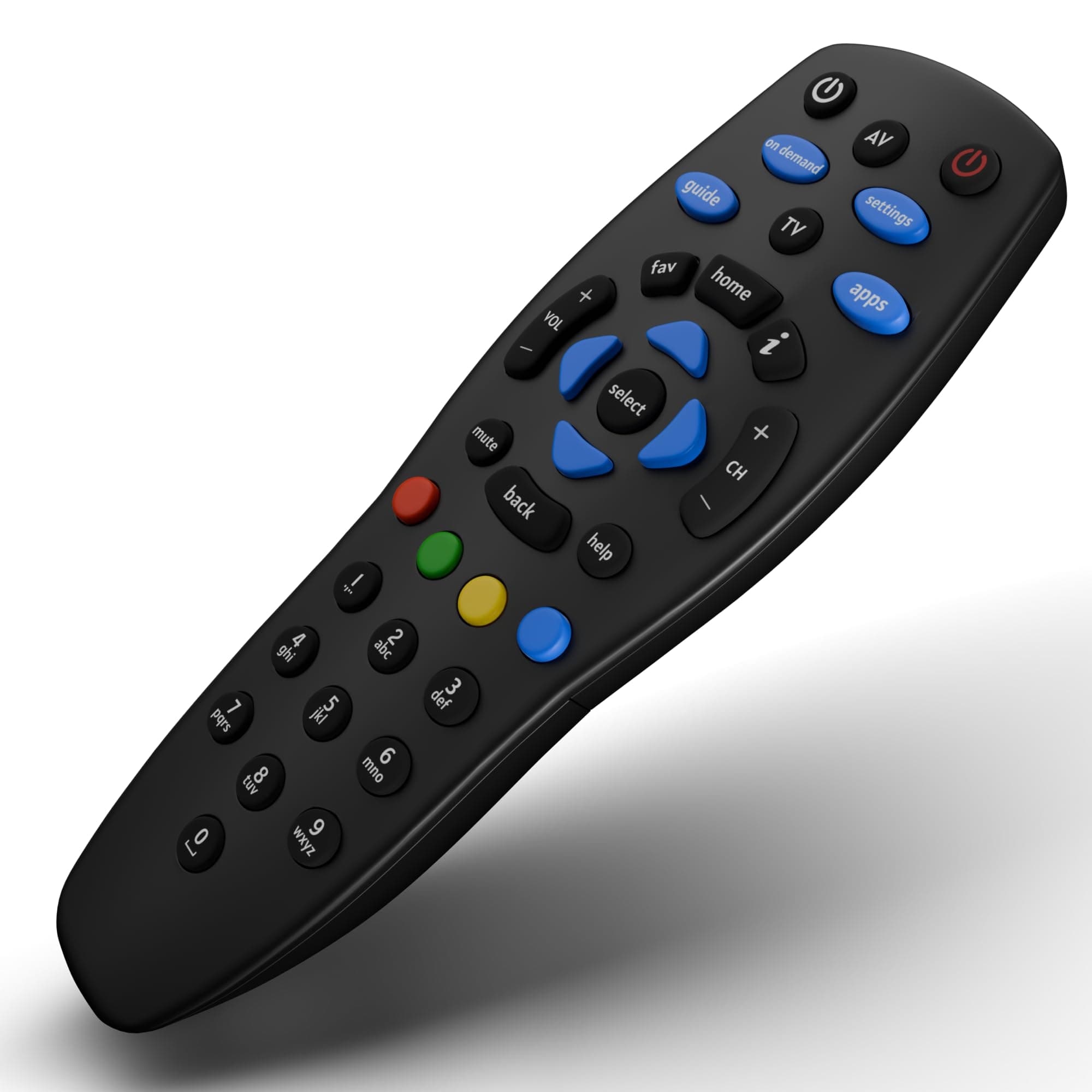 Original Remote Control | Seamlessly Compatible with Tata Sky/Tata Play Set Top Box (SD/HD)