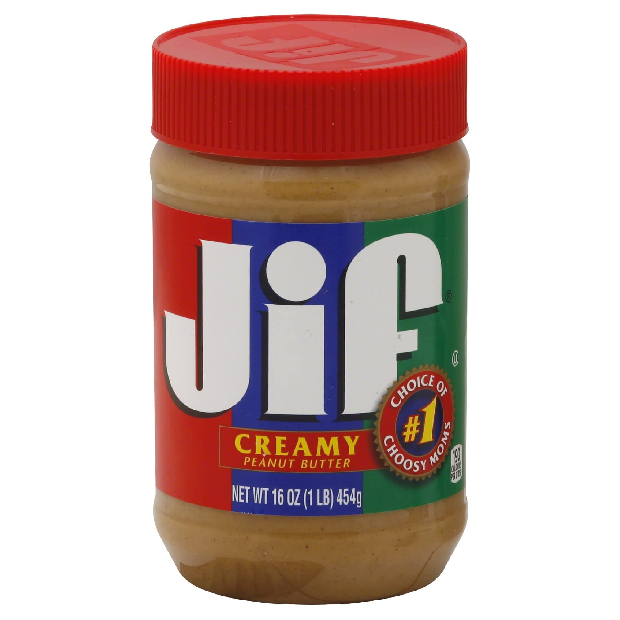 Jif Creamy Peanut Butter 454g (16oz)