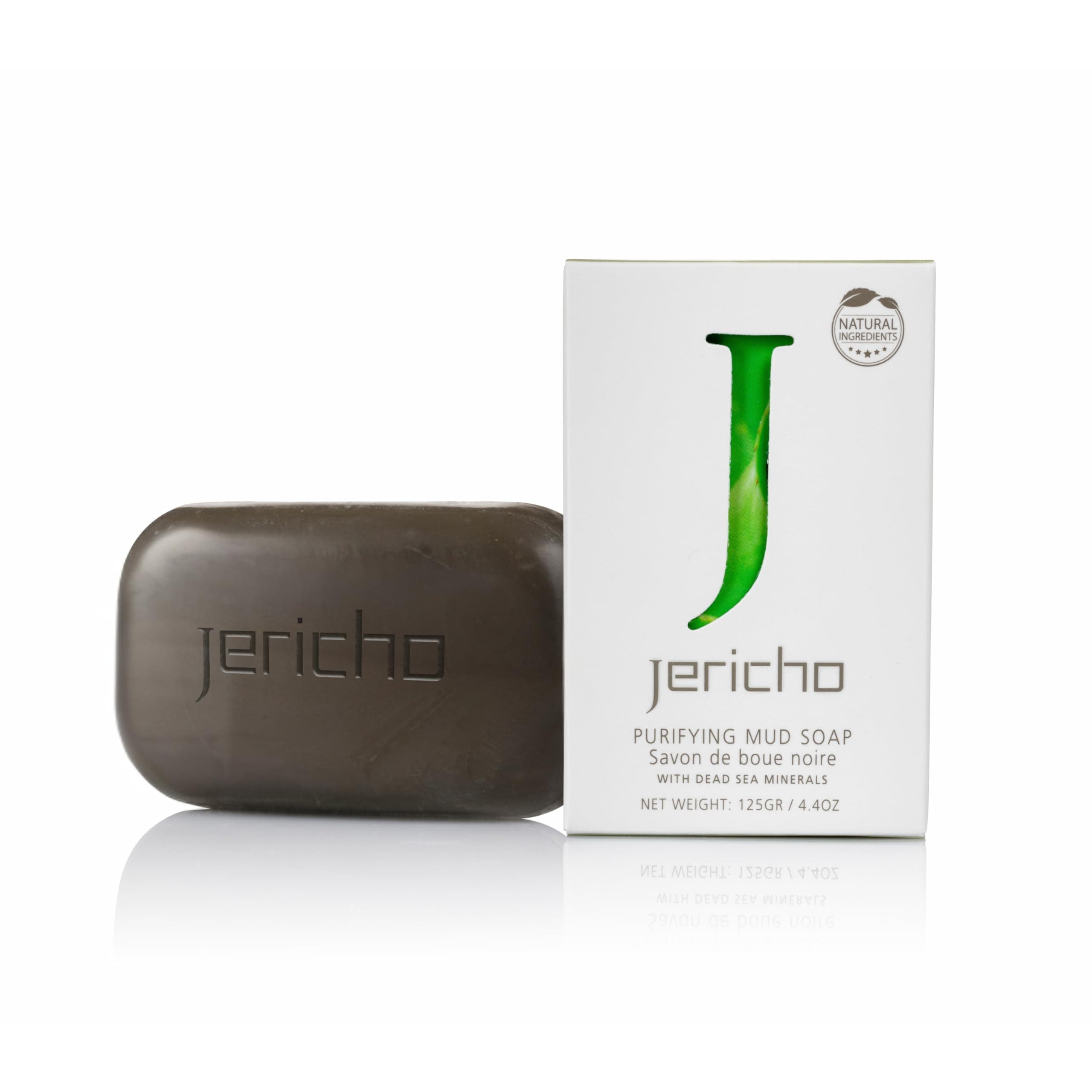 Jericho Dead Sea Black Mud Soap-4.4 Oz.