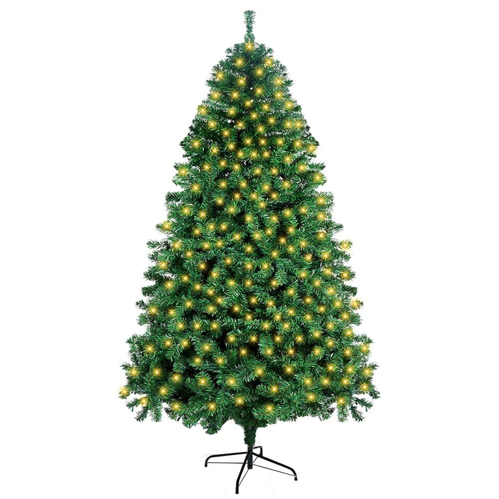OurWarm Pre-Lit Christmas Tree 7ft Artificial Christmas Trees with Lights, UL-Certified 400 Lights for Holiday Decoration, 1300 Tips Visit The Store