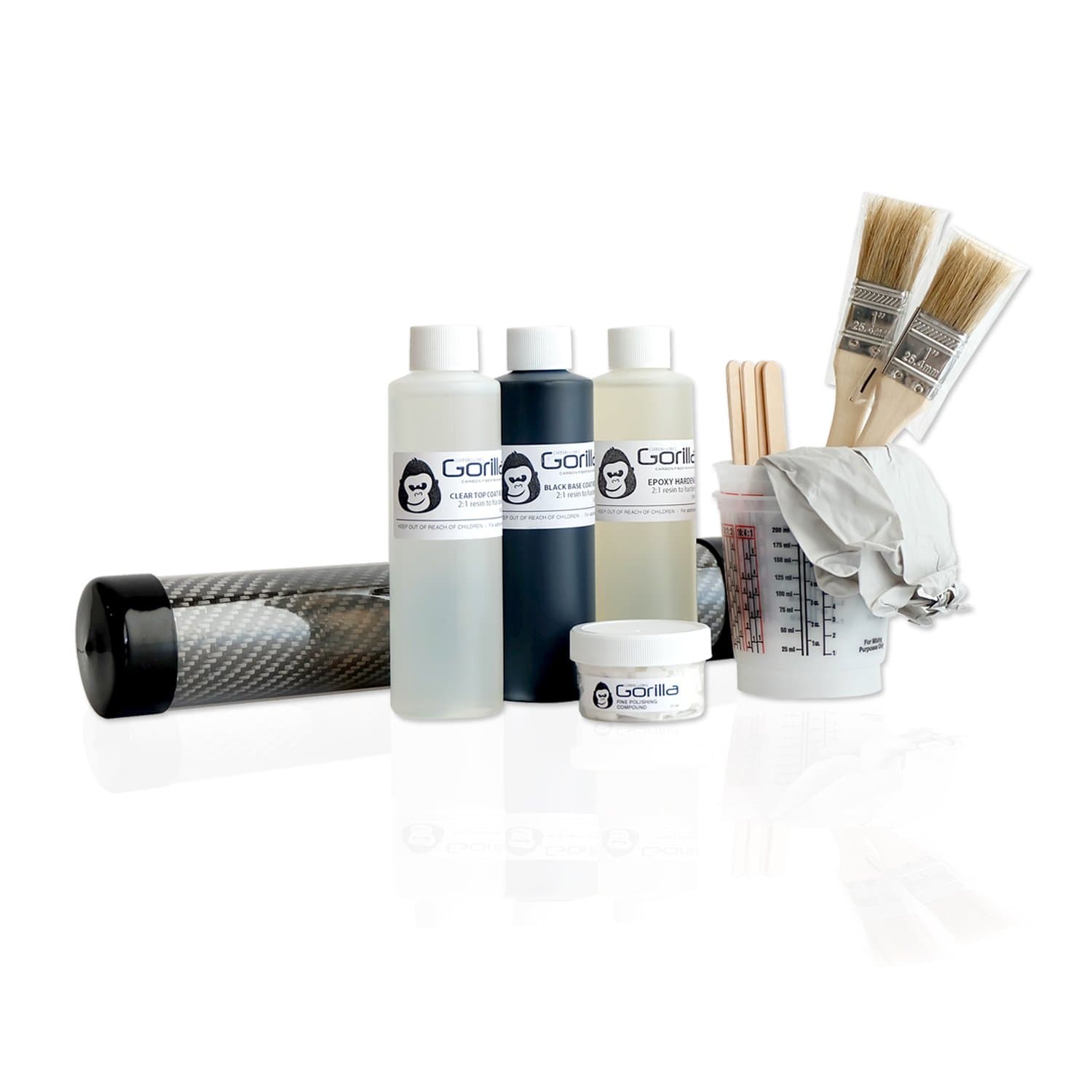 Gorilla carbonworksTM real carbon fiber skinning starter kit