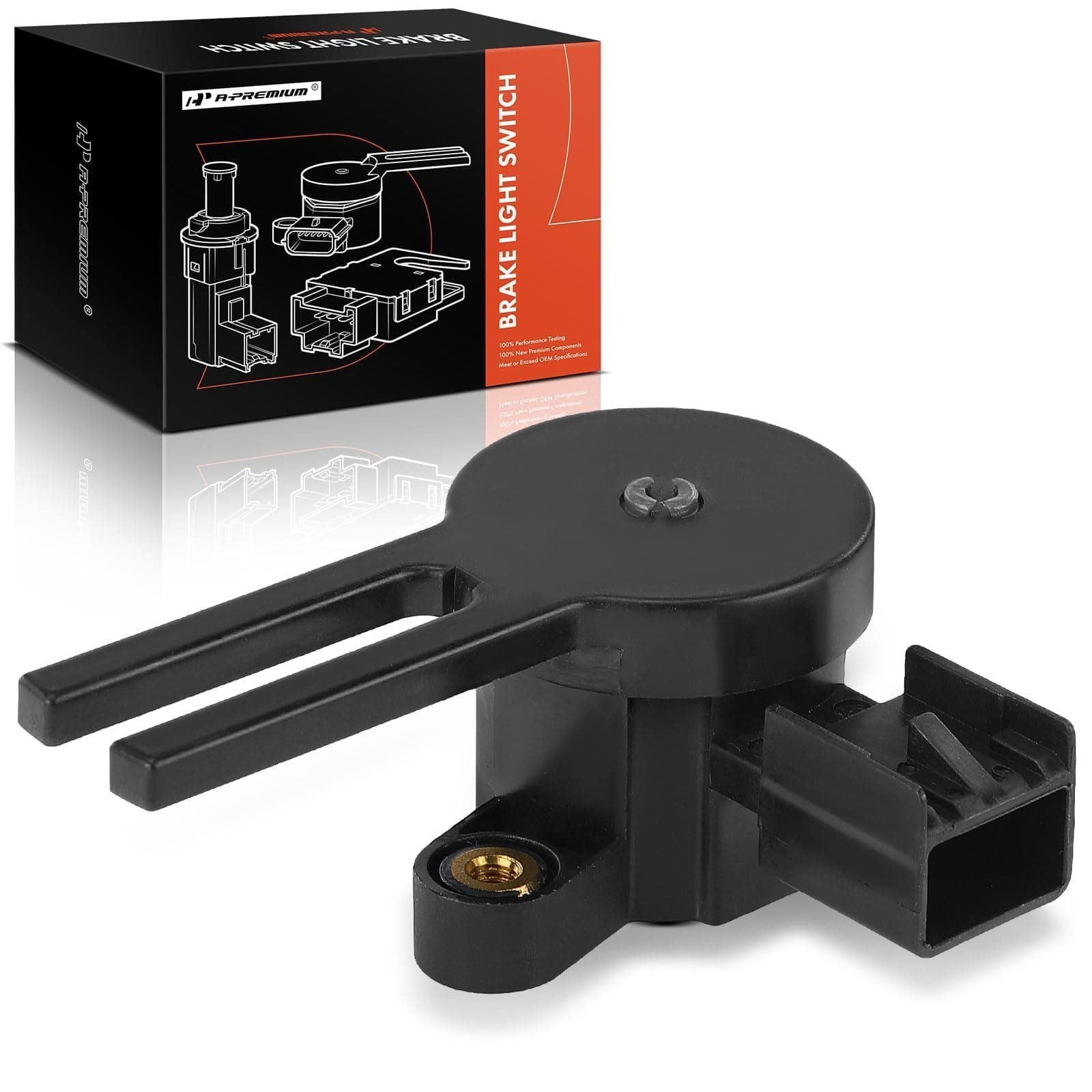 3 Pins Brake Pedal Position Sensor Compatible with Chevy Traverse 09-12, Impala, Colorado Uplander & GMC Acadiac Canyon & Buick Enclave & Hummer H3 & Pontiac & Saturn Outlook, Not Fit 6 Pins