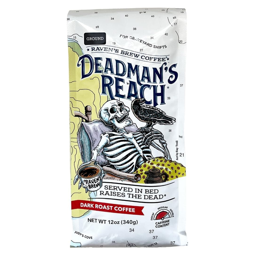 Deadman's Reach Ground Coffee 12oz Bag by Raven's Brew Coffee