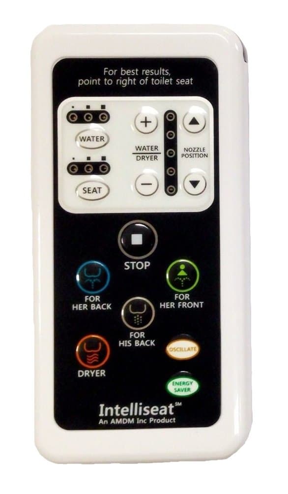 Intelliseat Remote Control Replacement for the ISB-200 Ultimate Bidet Electronic Toilet Seat