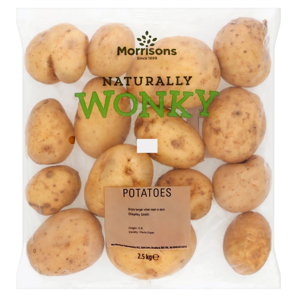 Morrisons Naturally Wonky Potatoes, 2.5kg