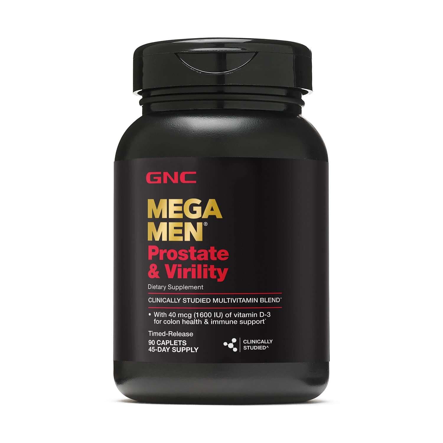 Mega Men Prostate and Virility Multivitamin, Supports Optimal Sexual Health and Prostate Health, 90 Count
