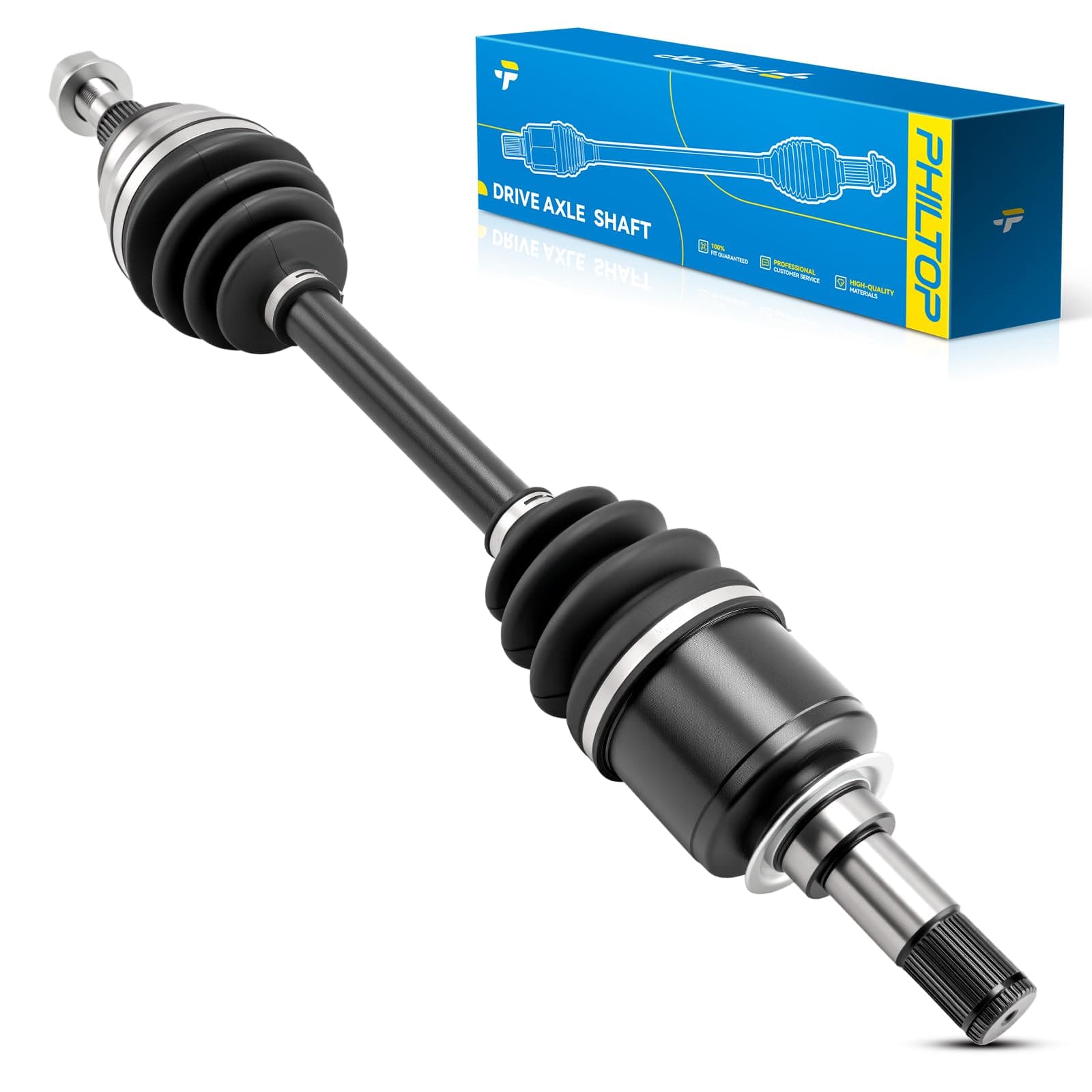 PHILTOP Front Left CV Axle for Mercedes-Benz ML350 2006-2011, Mercedes-Benz GL450 2007-2012, Mercedes-Benz GL550 2008-2012, Mercedes-Benz ML500 2006-2007, 66-9295 CV Axle Shaft 1 PCS