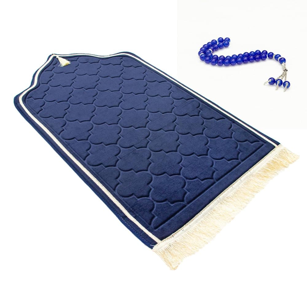 MOVE ON VELVET PREMIUM PRAYER MAT WITH BIDS