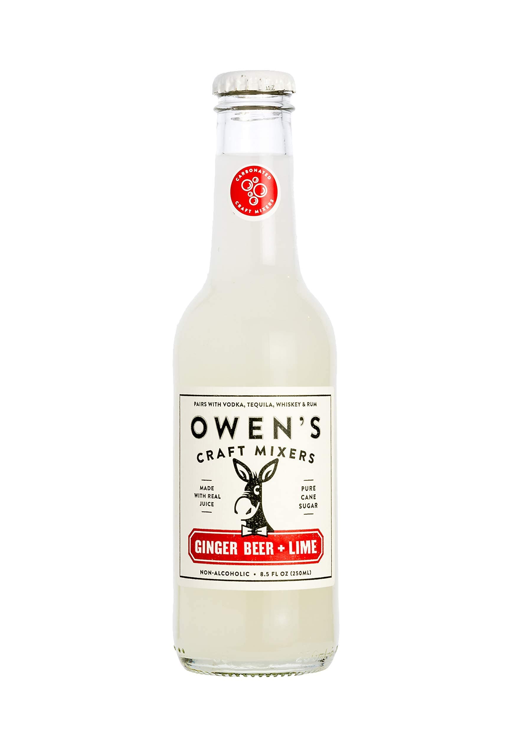 Owen's Ginger Beer + Lime Mixer (12 250ml Bottles)