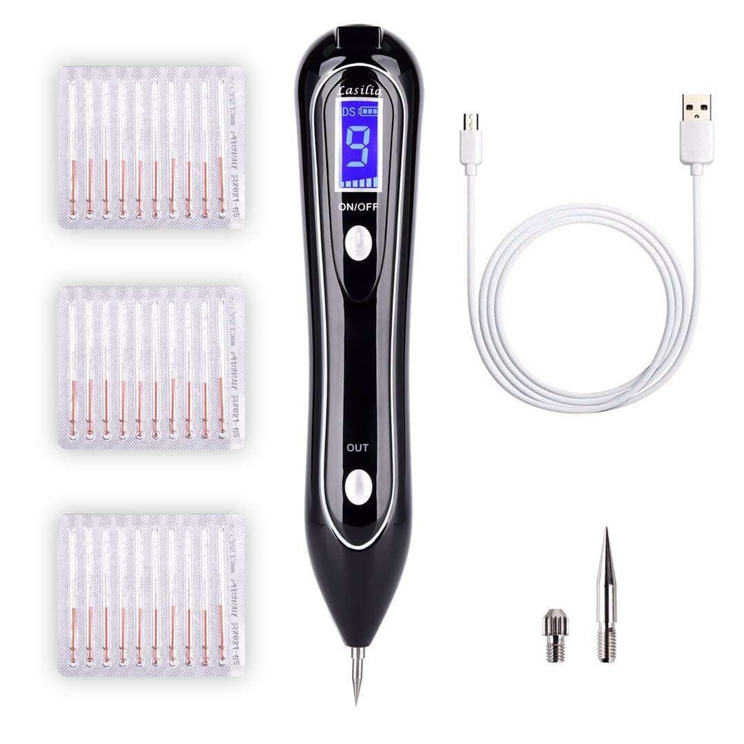 Skin Tag Remover Pen Pro Spot, Mole Removal Kit Portable USB Rechargeable Tool for Warts Age Spots Tattoo Body Facial Freckle Nevus at Home …