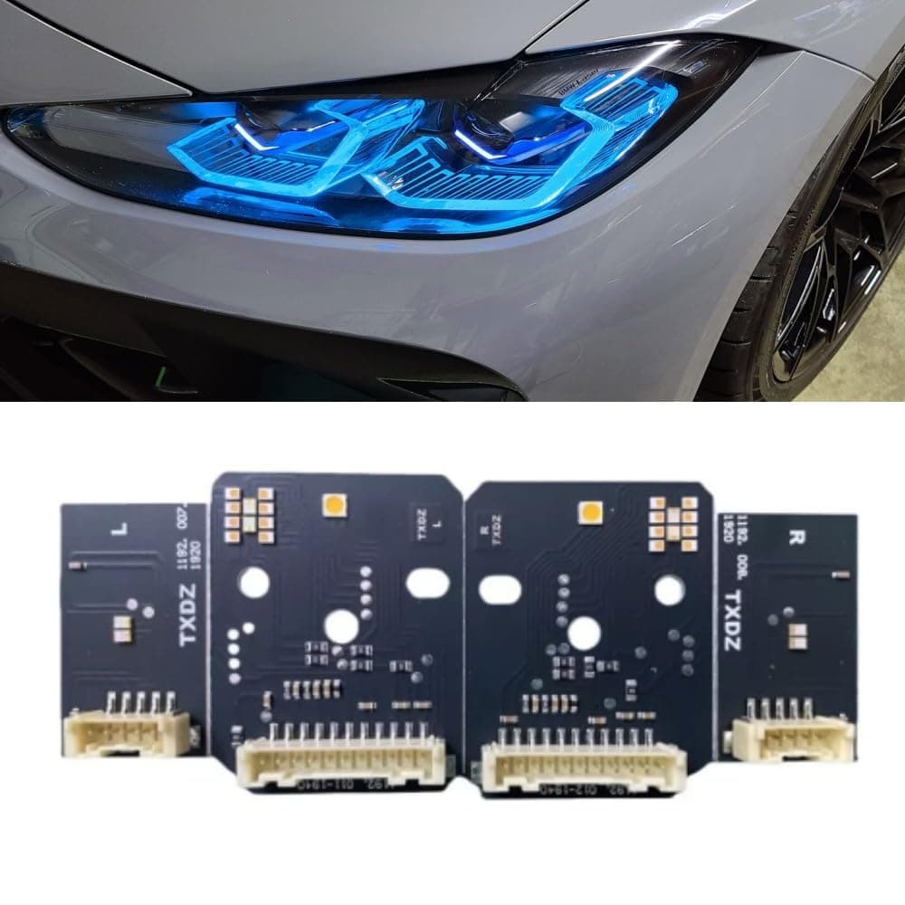 Ice Blue DRL LED Boards Fit for 2020 2021 2022 2023 G80 M3 G82 M4 G22 G23 G26 Laser Headlight Daytime Running Light, Only for USA Spec Laser Headlight, DRL Chips (Ice Blue)