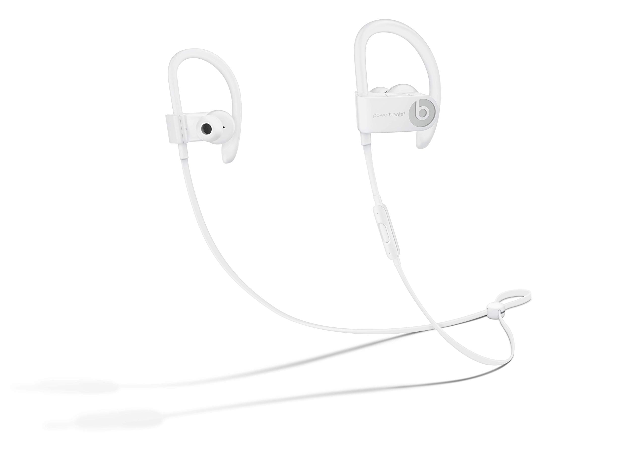 Powerbeats3 Wireless Earphones - Apple W1 Headphone Chip, Class 1 Bluetooth, 12 Hours of Listening Time, Sweat Resistant Earbuds - White
