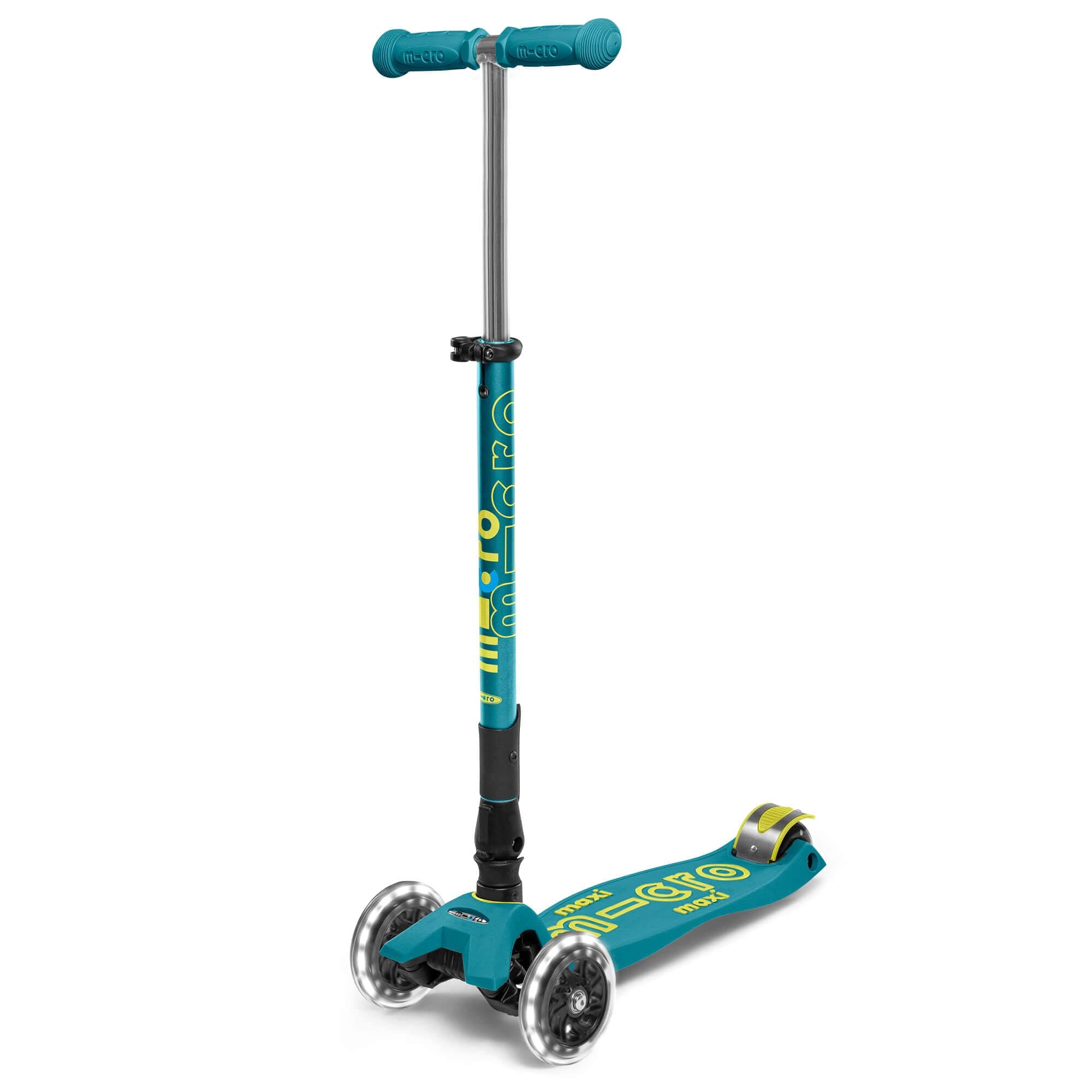 Micro Scooters | Maxi Micro Deluxe Foldable Children's Scooter | Big Wheels | Handlebar Adjustable | 5-12 Years | Boys & Girls