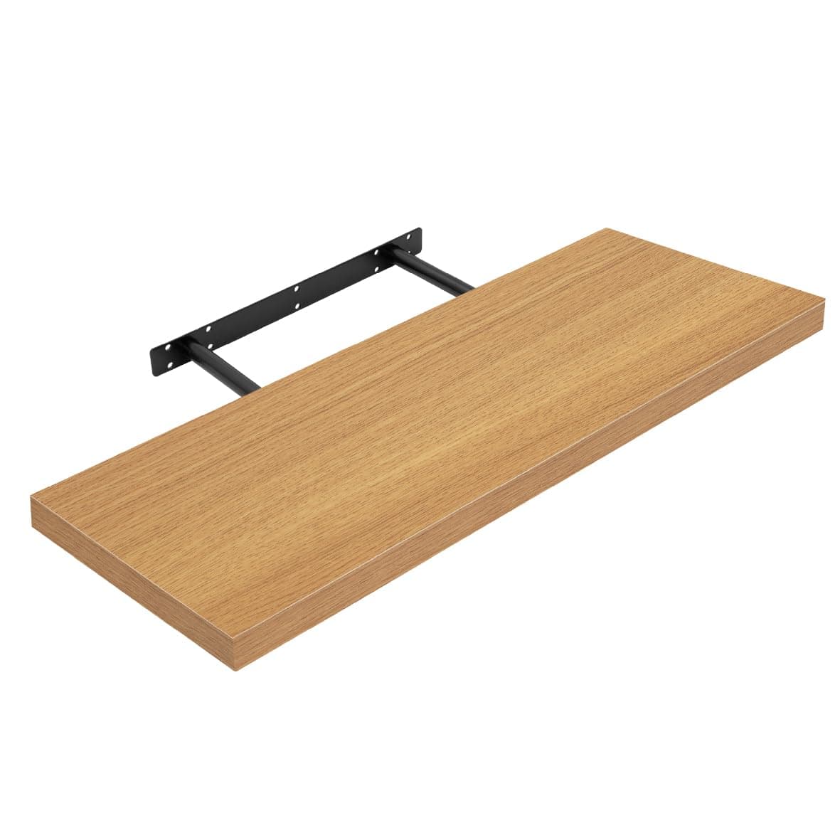 Anika Oak Floating Shelf, 3.8cm High x 80cm Wide x 23.5cm Deep