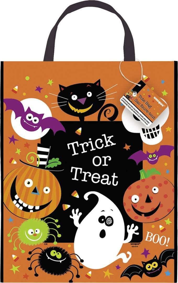 Spooky Smiles Gift Bag, 12" x 15", Multicolor
