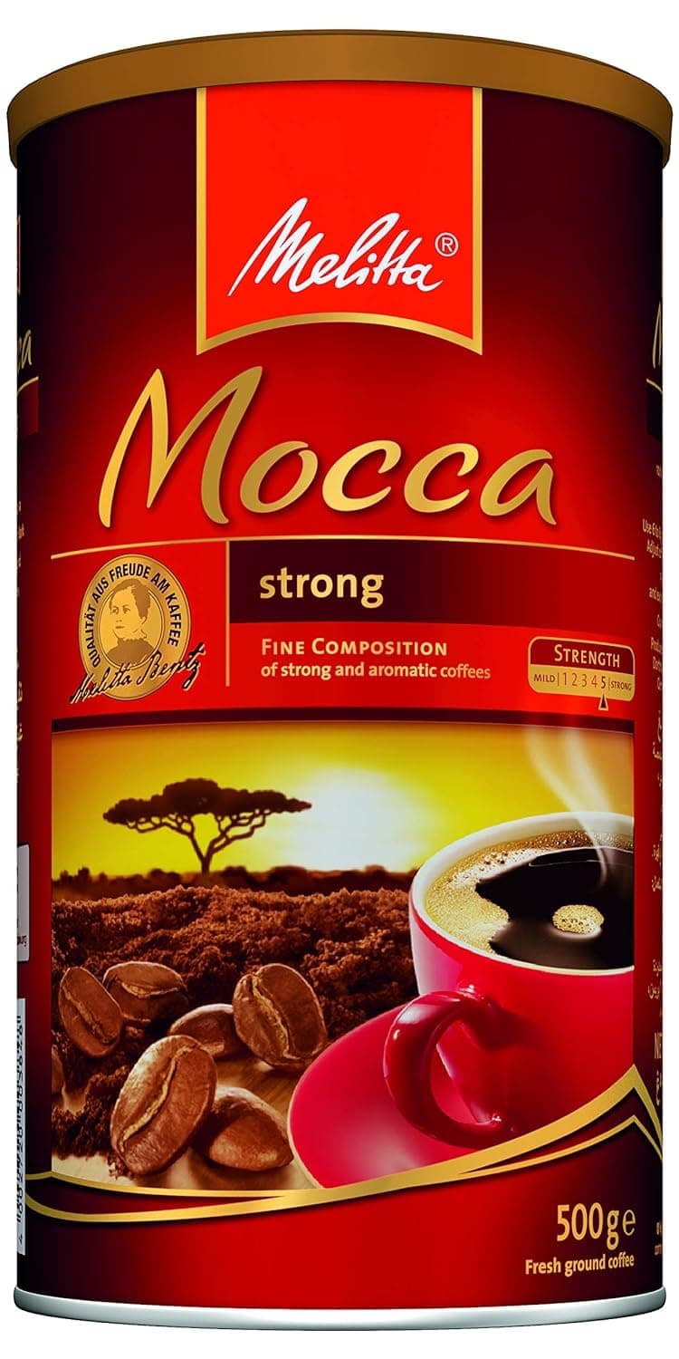 Melitta Ground Coffee Mocca Coffee Tin, 500gm