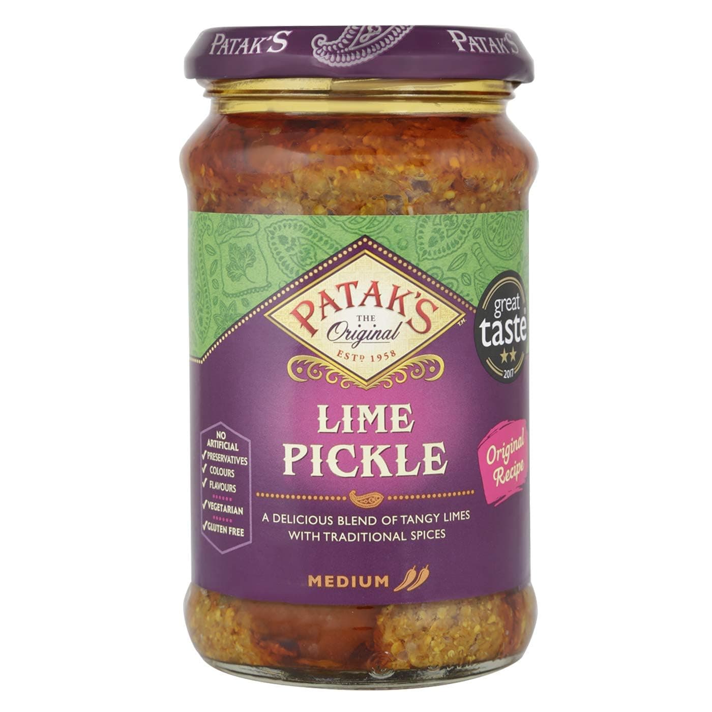 Patak's Lime Pickle, 283 Grams