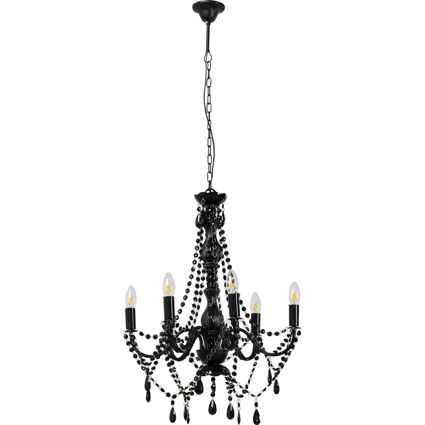 KARE 6 Arms Pendant Lamp Starlight, Black