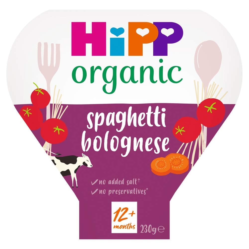 HIPP ORG 12+MTHS SPAG BOL 230G
