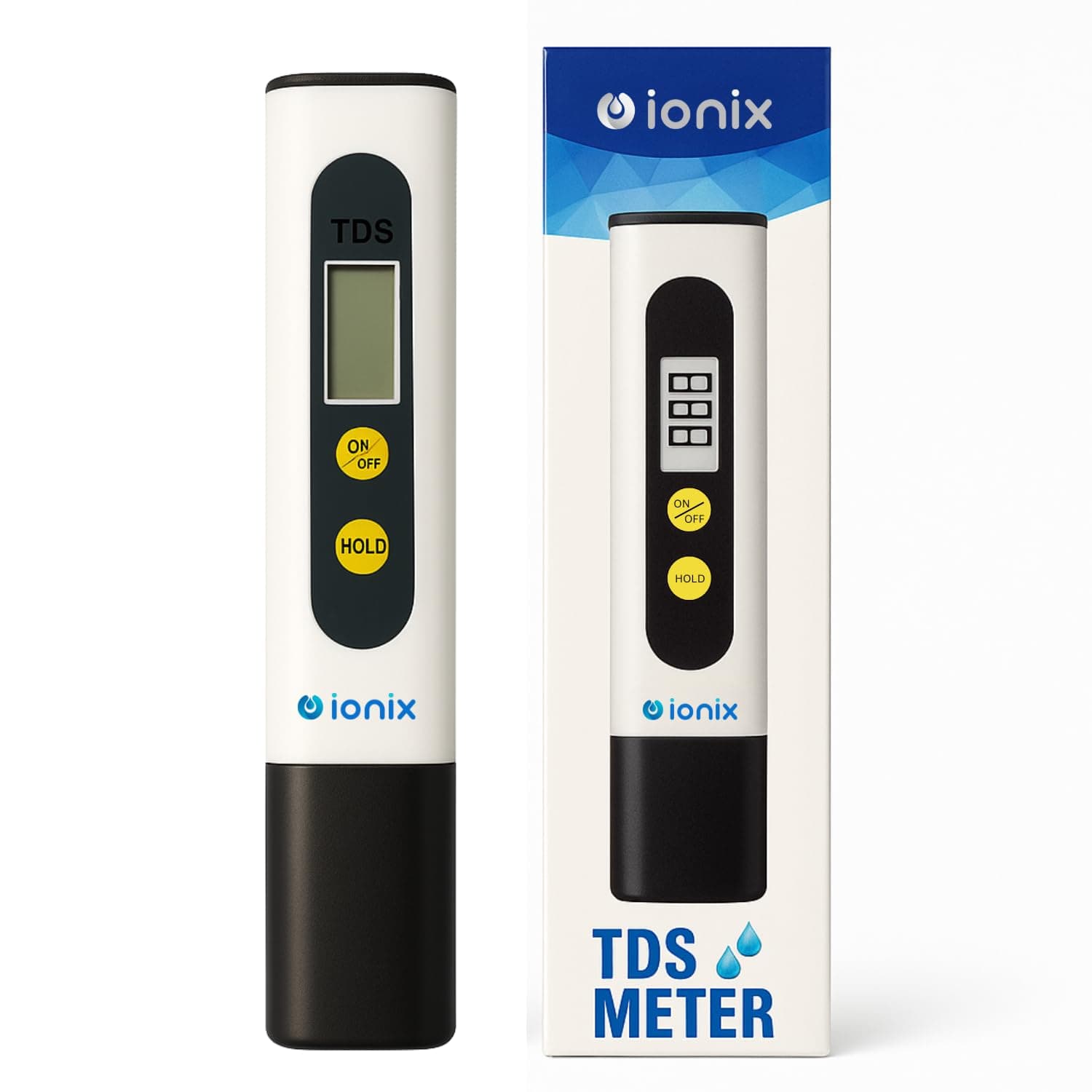 TDS Meter - Digital Water Quality Tester for Home - Total Dissolved Solids Meter - Water Testing Kit - Portable TDS Meter with 6-Month Warranty